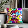 Fashion FFFriday Night Funkining Cushion Cover Antidustmite Pillowcase Invisible Zipper Silky Short Plush Sofa Cushion Cover