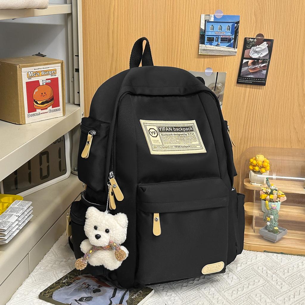 Schoolbag Junior High School Student Schoolbag Girl High School Mori High Value Middle School Student Large Capacity Backpack Ins Backpack Advanced 