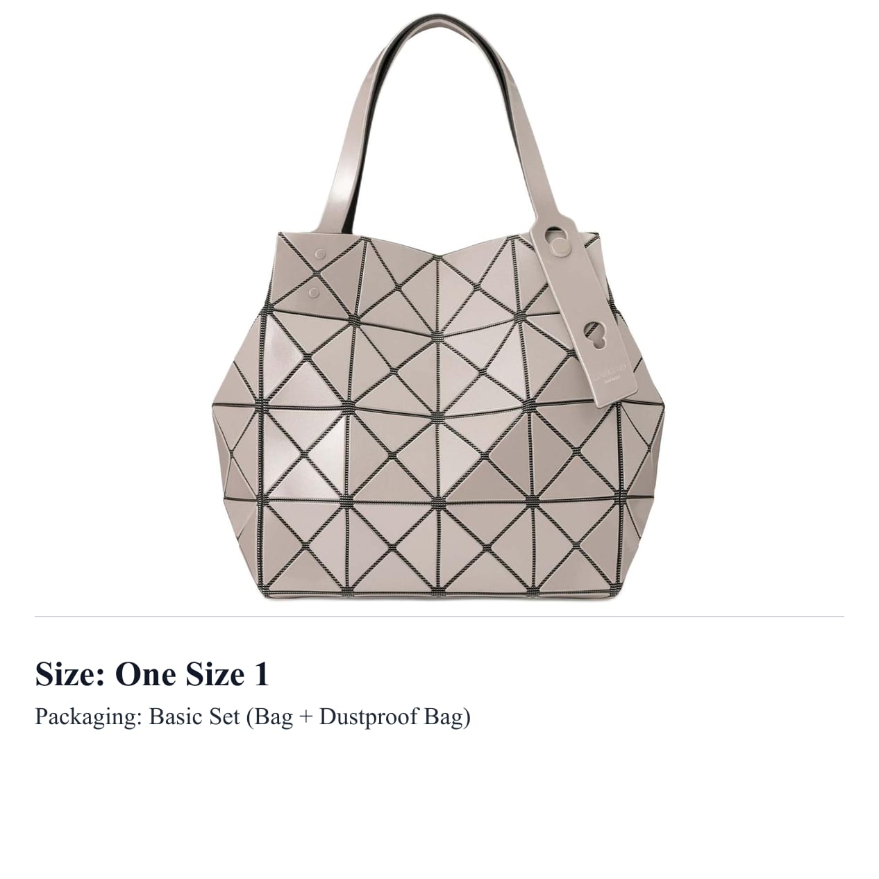 ISSEY MIYAKE CARAT PVC Shoulder Bag