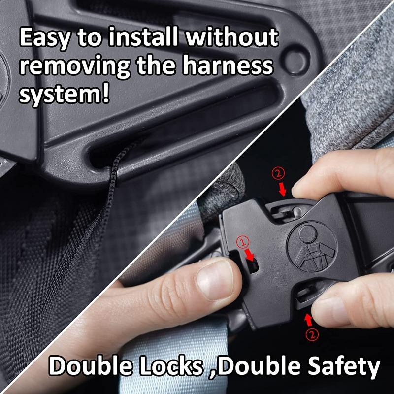 For Child Kids Auto Accessories Car Seat with Fixed Chest Buckle Car Removal Clip Backpack Seat Belt Strap Adjuster Holder
