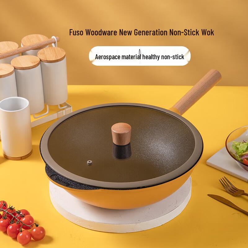 Американская сковорода-вок Amercook с маифановым покрытием, антипригарная, без дыма