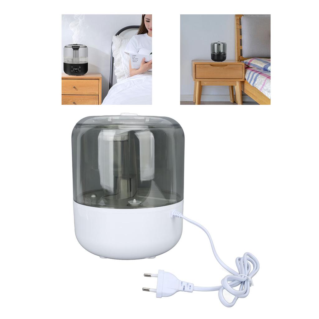 Humidifier Quiet 3L Large Capacity   Double Spray Desktop Humidifier for   Bedroom
