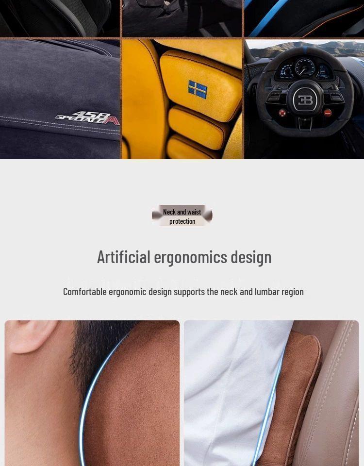 BYD Car Neck and Back Support Headrest Pillow for Song MAX Han F3 EV Qin Pro Tang DMI Yuan PLUS