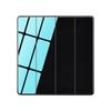 86mm Tempered Glass Wall Switch Socket Panel EU French UK Standard USB Charging Port 1/2/3/4 Gang Push Button Rocker Switch