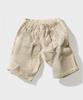 FFEFF STUDIO Dirty Washed Cornmeal Bermuda Elastic Pants (Natural)