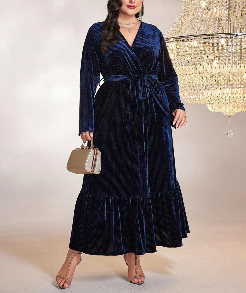 Cross-Border Plus Size Casual Women's Dress - Spring/Autumn Collection
