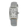 Quartz Watch Mother of Pearl Dial Sapphire Glass SWR099 Silver X Gray Leather Band Overseas Model [Seiko] Women's