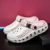 New Men Sandals Outdoor Soft Thick Sole Slides Breathable Sandals Non-Slip Garden Clogs Lightweight Summer Beach Slippers