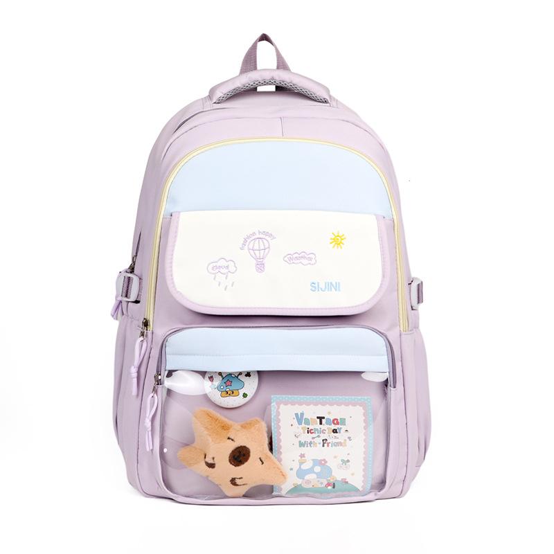 Zaino Scolastico Zaino scolastico di alto valore Zaino per il dolore di una studentessa di scuola media Zaino carino per studentessa di scuola elementare coreana Zaino alla moda di grande capacità h