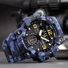 SKMEI Shockproof Waterproof Digital Digita Wristwatch For Men Dual Movement LED Light Sport Quartz Watch Male Electronic Watches