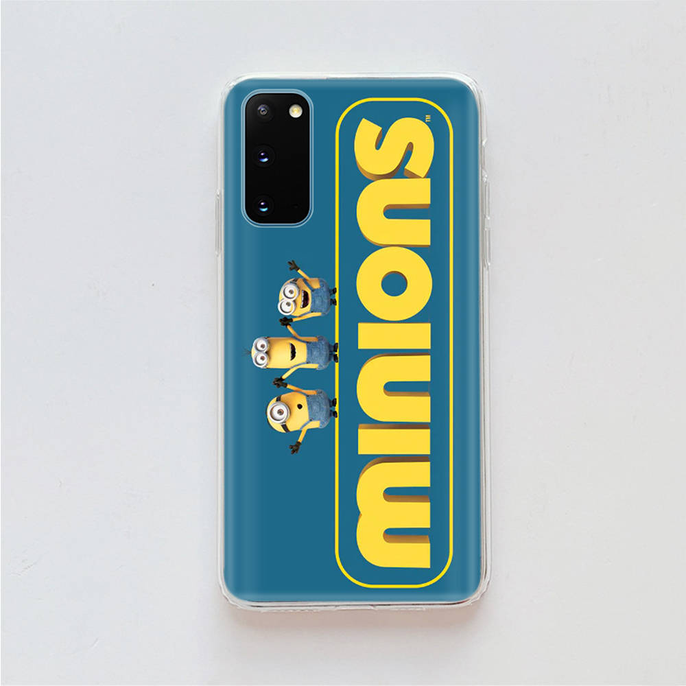 AM26 Lustige Minions Klare Hülle für Samsung A04 A14 A23 A34 A54 M23 M33 M52 M53 Realme 10 9 C30S C35 C55 VIVO Y02 Y21 Y33S Y51 X80 V25 Abdeckung
