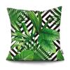 Tropical Parrot Bird Cushion Cover Peach Skin Botanical Leaf Pillowcase For Sofa Living Room Home Decor Couch Pillow Case 40X40