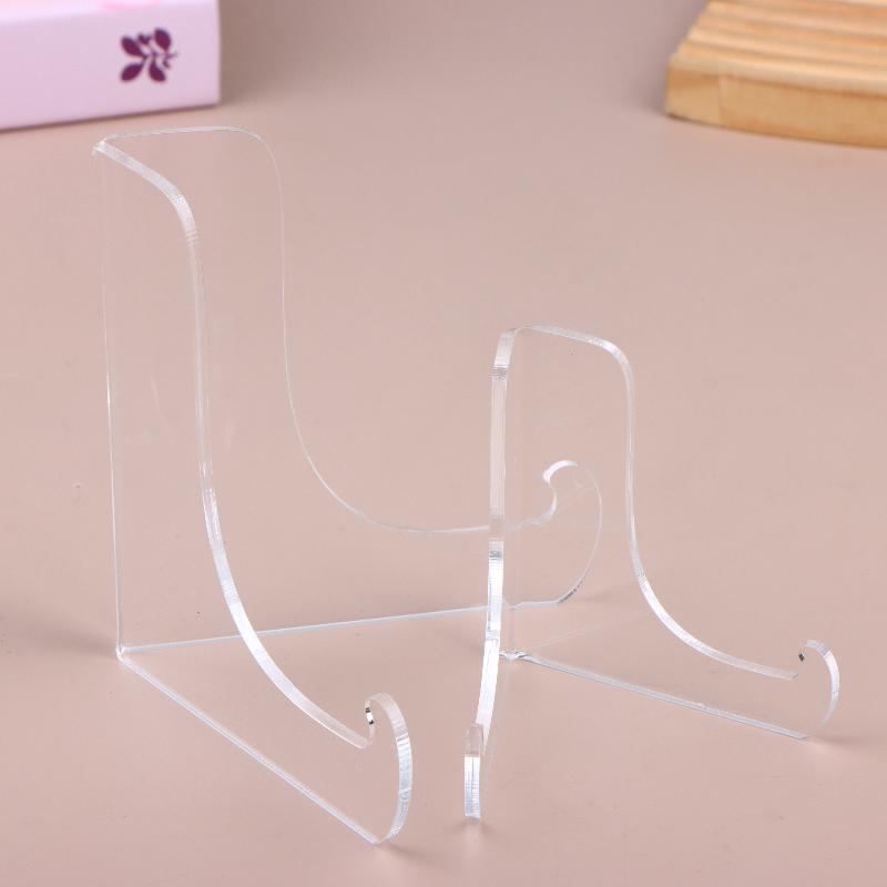 Suporte de Livro Acrílico Transparente Com Apoios Rasos Cavalete de Exibição Suporte para Tablet Para Exibir Organizado Casa