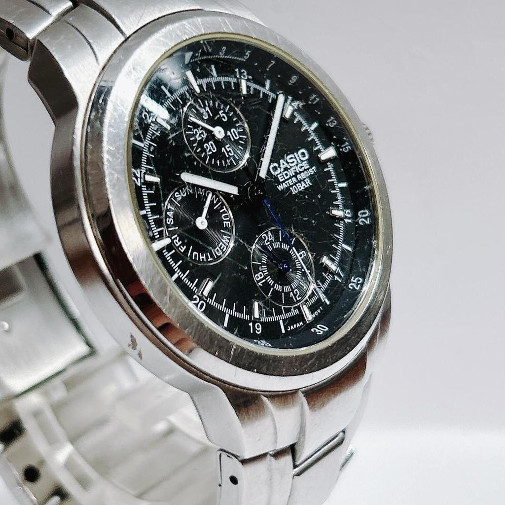 Used [Ends today] Casio EDIFICE CASIO men's watch EF-305 EDIFICE quartz