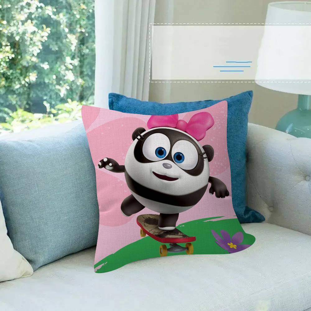 Cuscino Rettangolare Divertente Cartone Animato Carino kKikoRiki Smeshariki Chiko Copricuscino Decorativo Federa per Cuscino Custodia per Cuscino Stampata per Divano