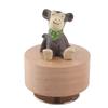 Wooden Round Music Box DIY Animal Music Box for Furniture Decoration Holiday Gifts