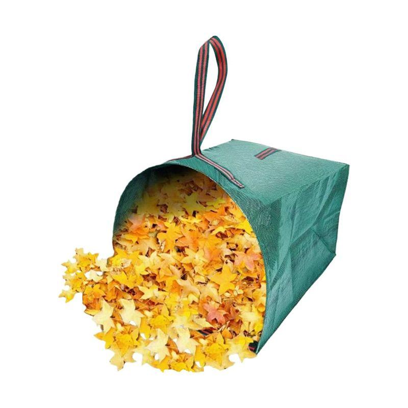 AEE4-Leaf Collector,Large Yard Dustpan-Type Lawn And Leaf Bags,53-Gallons Reusable Yard Garden Bags For Leaves,Debris,Grass