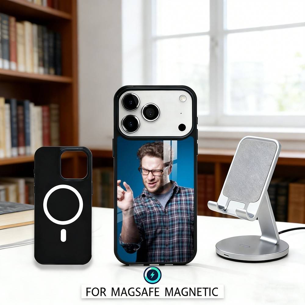 Seth Rogen Canadian Actor Phone Case For iPhone 17,16,15,14,13,12,Pro,Max For Magsafe Magnetic Wireless Charging