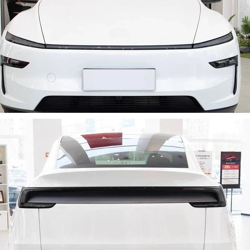 TPU-Scheinwerferfolie für Tesla Model Y Juniper 2025 Autozubehör Transparente Rücklicht-Schutzfolie Geschwärzt Wasserdicht