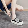 Breathable Little White Shoes Women's Shoes 2025 New Summer Net Shoes Popular Versatile Thick-soled Lace Thin Casual Board Shoes