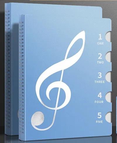 2pcs black, non reflective, modifiable, transparent insert, storage book, sheet music, music score folder,Music score folder,