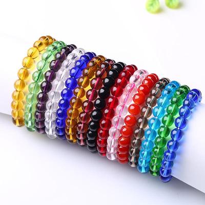 10 buc brățară cristal artificial cerc simplu brățară șnur sticlă