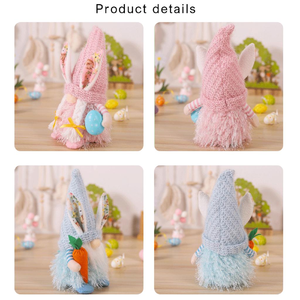 Easter Decorations, Egg Hugging Couple Dolls, Faceless Dolls, Themed Party Decorations