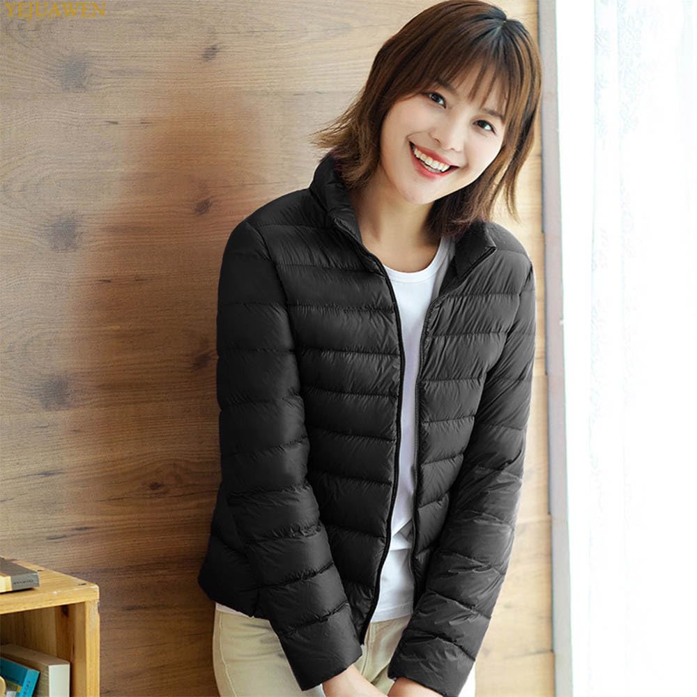YEJUAWEN Down Ultra Water Cold Solid Comes with Storage Light WEN017 Women's Jacket, Lightweight, Repellent, Lightweight, Thin, Warm, Protection,
