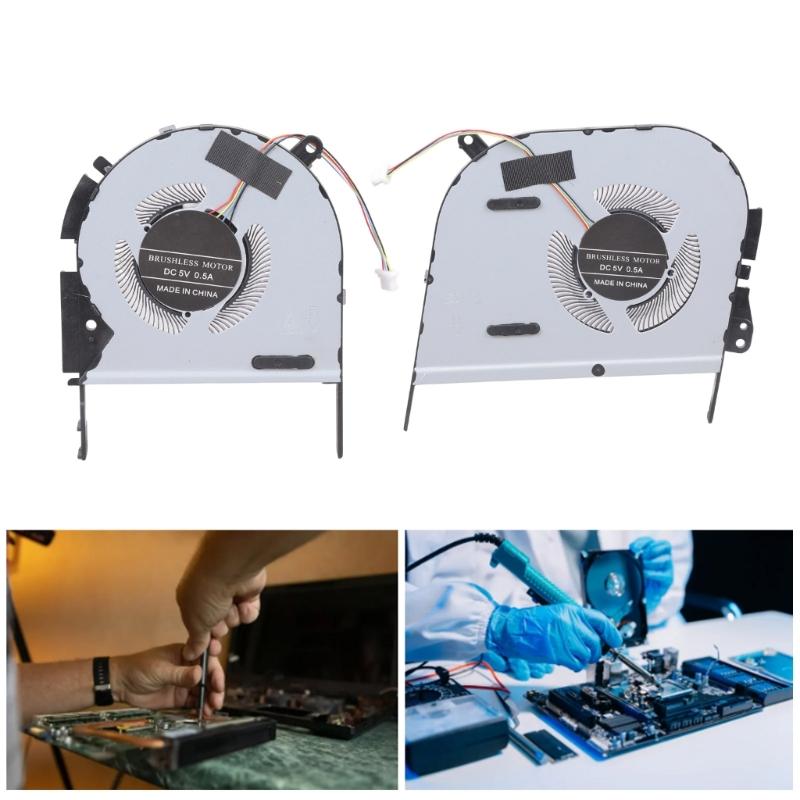 Laptop CPU Cooling Fan Stable Operating Easy Installation Low Noise Metal Heat Sink For M7600 N7600 M6500