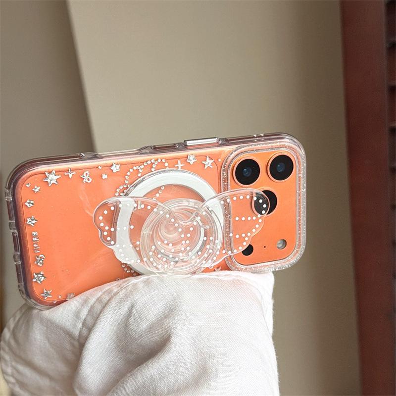 

Magnetic Angel Wings Side Edge Case for iPhone 17/16 Pro Max/15/14 iPhone 15