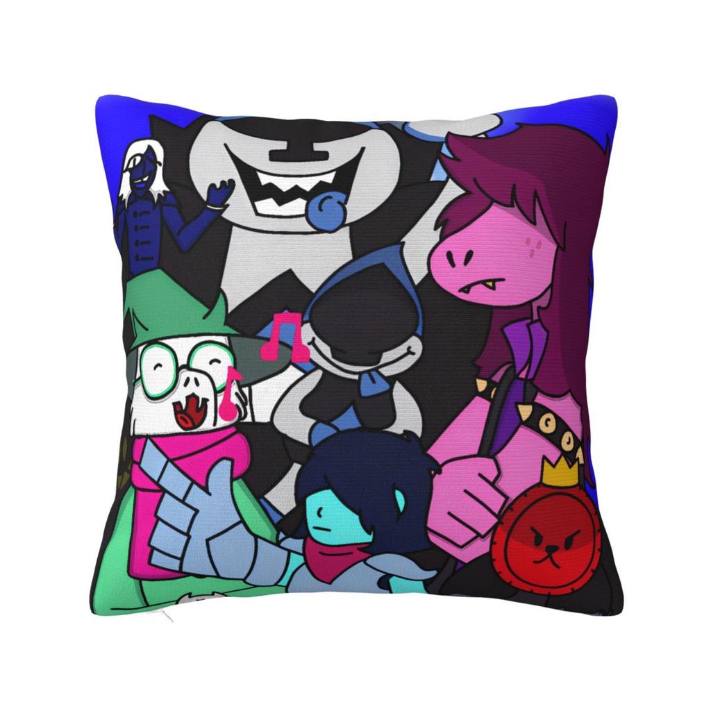 Deltarune Spamton Game Pillow Case Cushion Cover Soft Design Pillow Cover Retro Trend Pillowcases For Chair Sofa Home Decoration