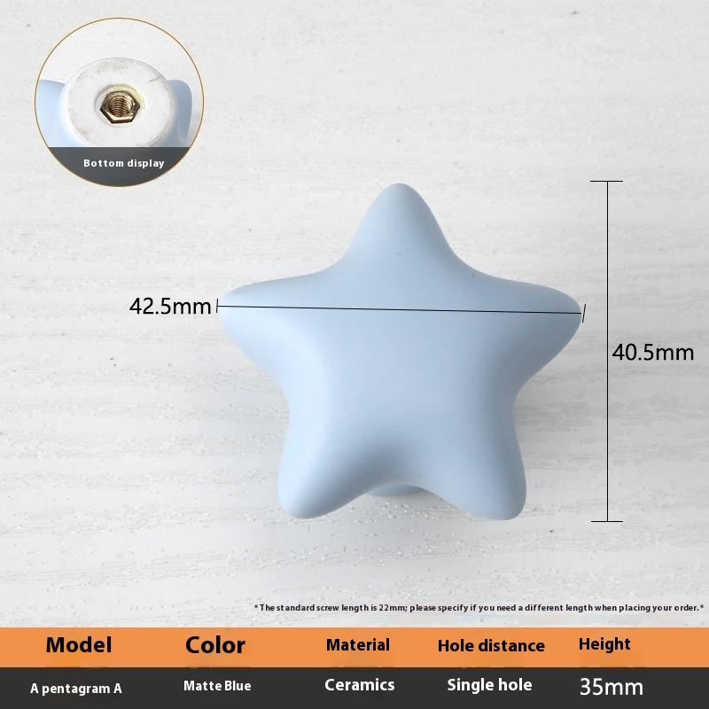 Keramik Schrankgriffe im nordischen Stil für Kinderzimmer, Macaron-farbenfrohe runde Schubladenknöpfe und -griffe, Möbelgriffe für Kinder