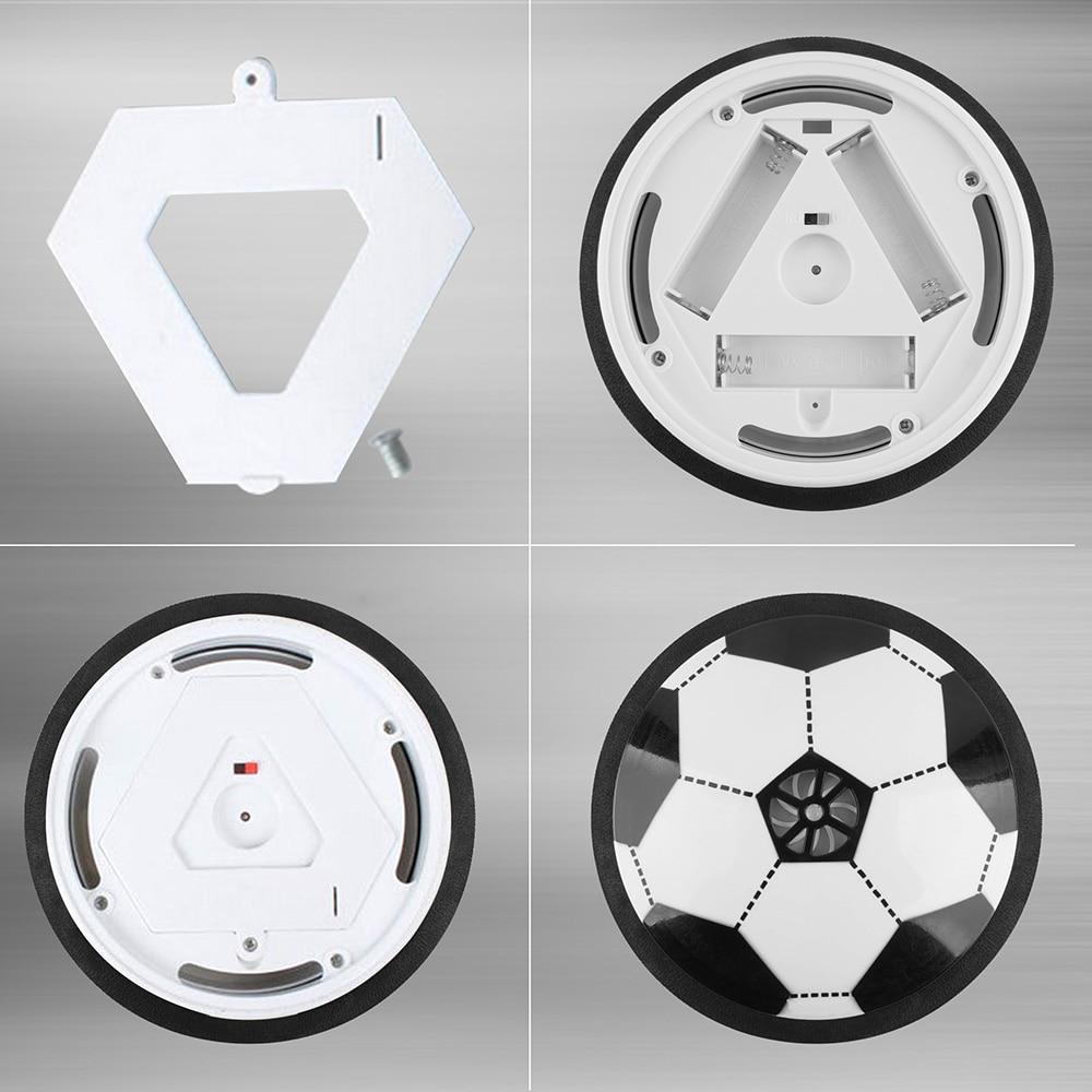 Air Soccer Power Disk Indoor Game Air Cushion Hover Football Toys Baby Light Led