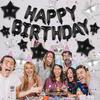 Happy Birthday To Xiyin Tk Aluminum Film Balloon Five-Star Cross Star Set Children'S Birthday Party Decoration