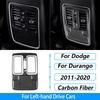 For Dodge Durango 2011-2020 Carbon Fiber Center Console Gear Shift Air Outlet AC CD Window Lift Trim Set Car Accessories Sticker
