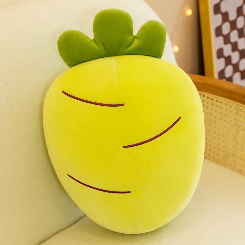 Soft Carrot Plush Toy Cartoon Vegetable Stuffed Pillow Creative Fluffy Doll Pink/orange/yellow/red 28/40/60/80cm