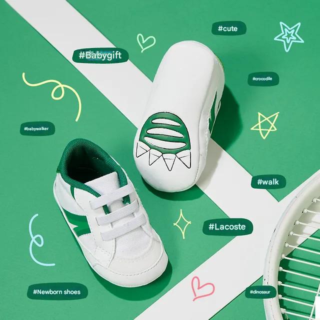 

Lacoste Baby Footwear Collection Baby s First L004 Sneakers Sneakers Baby Shoes Green Size: 090 90