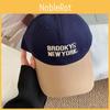 Blocked Color Fashion Baseball Cap With Letter Embroidery Design For Daily Wear