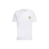 T Shirts Men's White Crew Neck Moderate Straight Fit IC7750