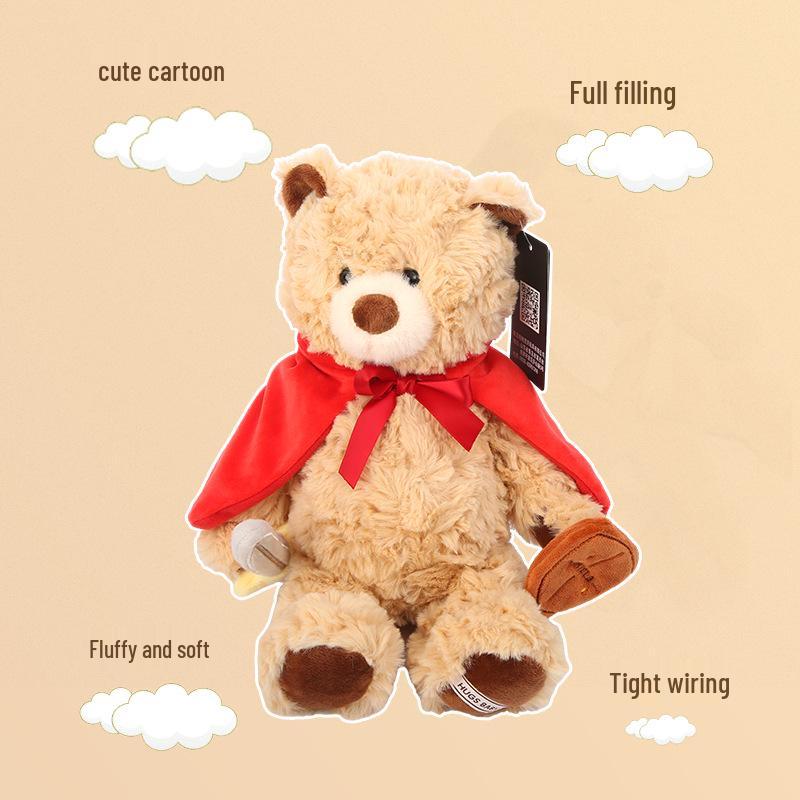 Warrior Bear Plush Toy: Teddy Bear Doll for Baby Cuddles and Kids' Birthday Gift