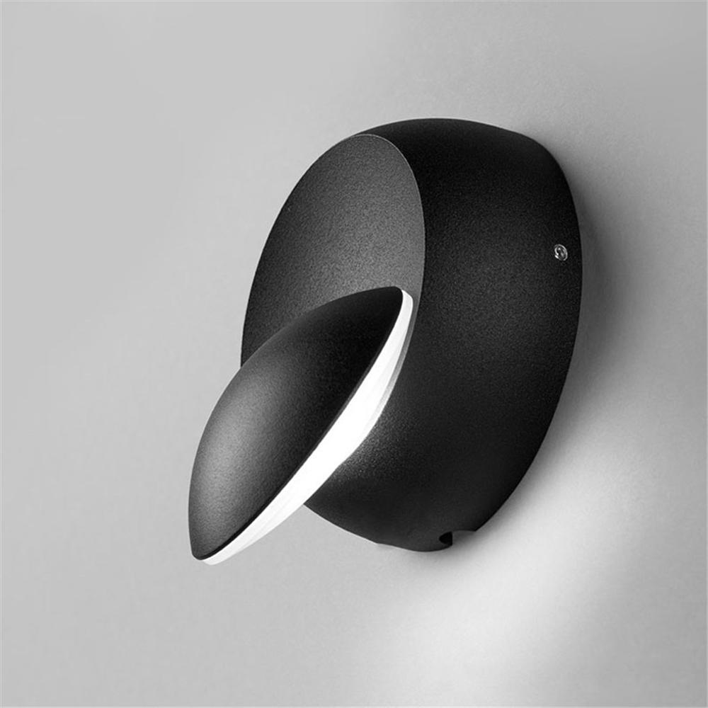 

Вращающийся на 360 градусов настенный светильник для спальни, гостиной, прикроватный светильник, алюминиевый бра, проход, коридор, светодиодный настенный светильник для помещений 5 Вт 6W&Cool White(5500-7000K)