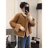 Winter 2023 Women's Short Loose Korean Style Fur Coat with Thickened Lamb Wool