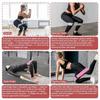 Yoga Band Durable Pull Band Hip Circle Anti-Slip Gym Fitness Resistance Band Exercises Elastic Band