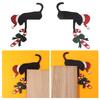 Funny Door Toppers Decor Cat/Dog Shaped Christmas Decoration Door Edge Topper Ornament