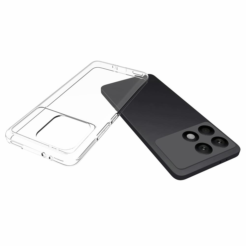 

10Pcs/Pack For Xiaomi Poco F6 Pro 5G/Redmi K70 5G/K70 Pro 5G Case Watermark-Free TPU Clear Phone Cover A