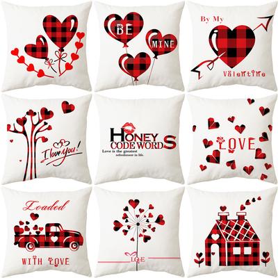 New Valentine's Day Pillow Cover Love Holiday Gift Pillow Home Cushion Cushion Cover