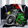 1pc Rat Fink Power Blanket, Soft Throw for Room Decor, Perfect Gift for Family and Friend, Living Room, Travel, Camping, Car Blankets, Beach, Office N