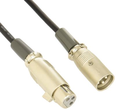 כבל מיקרופון XLR Dreamsound 20 מטר שחור DX-20M