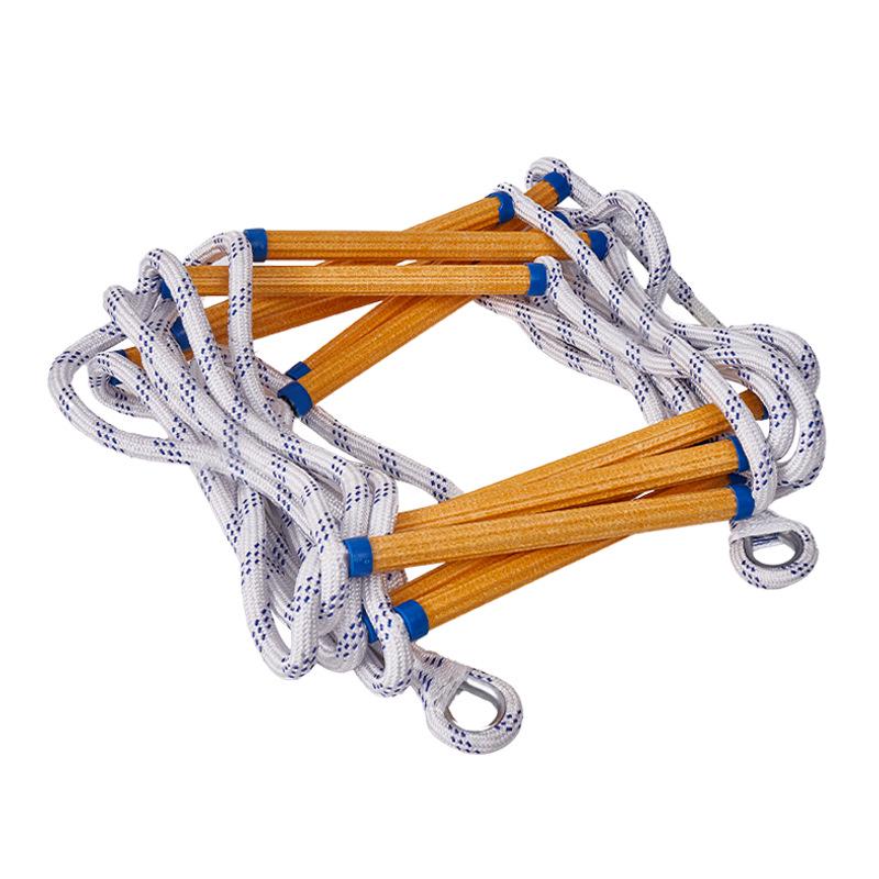 Non-Slip Soft Resin Outdoor Climbing & Rescue Ladder - Insulated Life-Saving Escape Rope Ladder