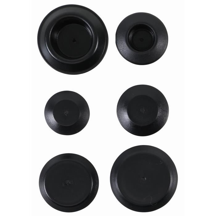 Assortiment De Bouchons En Plastique - BGS - Pour Obturer Des Trous De Différentes Tailles - Blanc